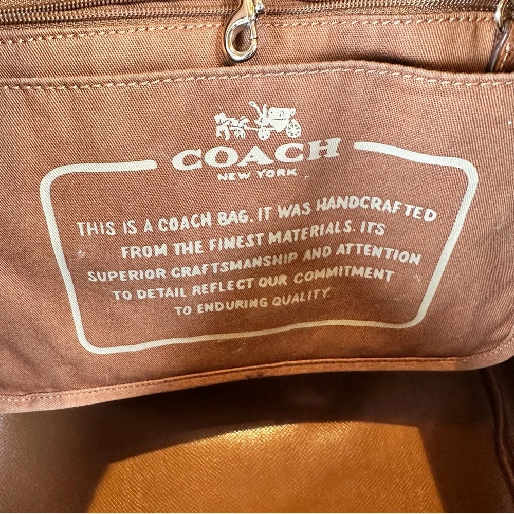 Coach Brown Classic Tote Bag - Picture 10 of 17